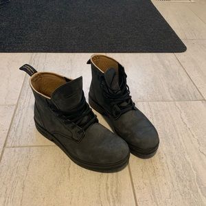 Lace up blundstone boots. Rustic Black. Worn twice. Wrong size ordered